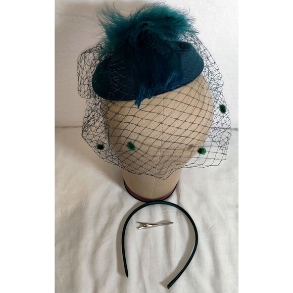 Fascinators Hat Kentucky Derby Tea Party Headwear for Women one size Green NEW - Picture 1 of 11